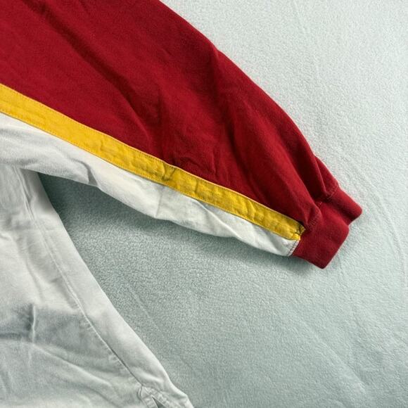 Vintage Kansas City Chiefs Rugby Shirt Men's XL Red White Embroidered Logo y2k - Picture 10 of 12